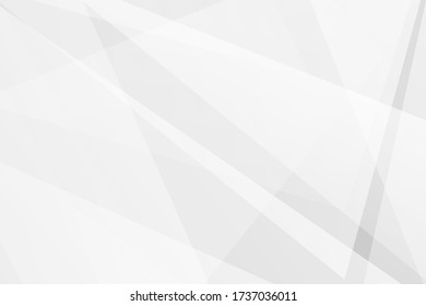 Resumen de diseño moderno en blanco y gris sobre fondo plateado claro. Ilustración del vector EPS 10.