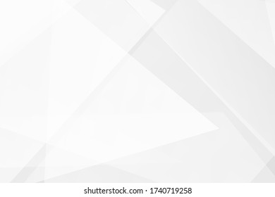 Resumen de diseño moderno en blanco y gris sobre fondo plateado claro. Ilustración del vector EPS 10.
