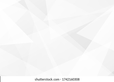 Resumen de diseño moderno en blanco y gris sobre fondo plateado claro. Ilustración del vector EPS 10.