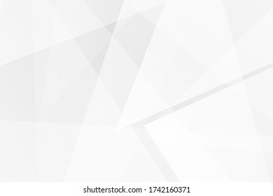 Resumen de diseño moderno en blanco y gris sobre fondo plateado claro. Ilustración del vector EPS 10.