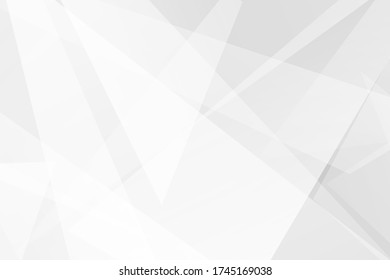 Resumen de diseño moderno en blanco y gris sobre fondo plateado claro. Ilustración del vector EPS 10.