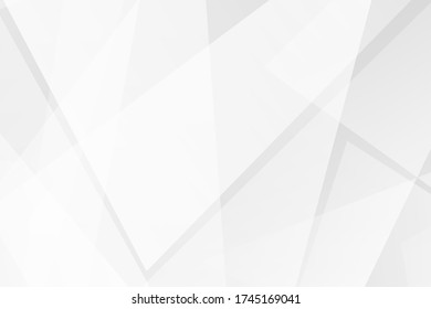 Resumen de diseño moderno en blanco y gris sobre fondo plateado claro. Ilustración del vector EPS 10.