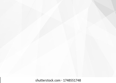 Resumen de diseño moderno en blanco y gris sobre fondo plateado claro. Ilustración del vector EPS 10.