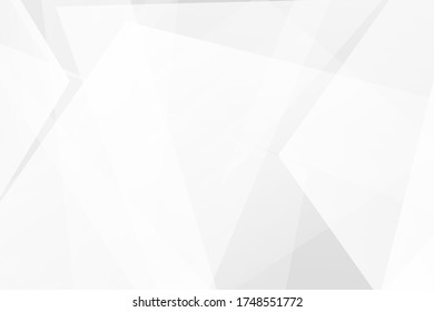 Resumen de diseño moderno en blanco y gris sobre fondo plateado claro. Ilustración del vector EPS 10.
