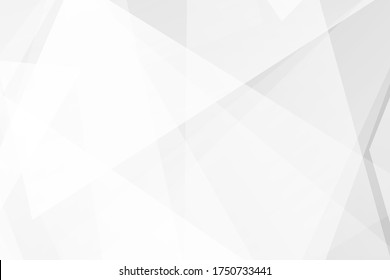 Resumen de diseño moderno en blanco y gris sobre fondo plateado claro. Ilustración del vector EPS 10.