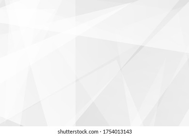 Resumen de diseño moderno en blanco y gris sobre fondo plateado claro. Ilustración del vector EPS 10.