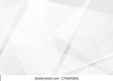 Resumen de diseño moderno en blanco y gris sobre fondo plateado claro. Ilustración del vector EPS 10.
