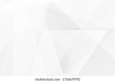 Resumen de diseño moderno en blanco y gris sobre fondo plateado claro. Ilustración del vector EPS 10.