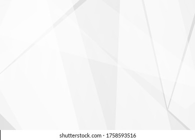 Resumen de diseño moderno en blanco y gris sobre fondo plateado claro. Ilustración del vector EPS 10.