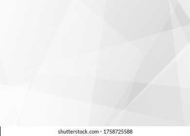 Resumen de diseño moderno en blanco y gris sobre fondo plateado claro. Ilustración del vector EPS 10.