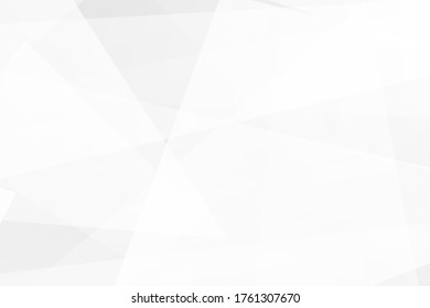Resumen de diseño moderno en blanco y gris sobre fondo plateado claro. Ilustración del vector EPS 10.