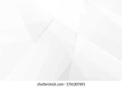 Resumen de diseño moderno en blanco y gris sobre fondo plateado claro. Ilustración del vector EPS 10.