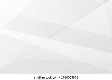Resumen de diseño moderno en blanco y gris sobre fondo plateado claro. Ilustración del vector EPS 10.