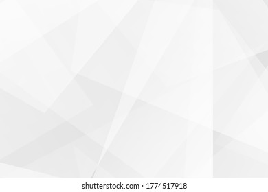 Resumen de diseño moderno en blanco y gris sobre fondo plateado claro. Ilustración del vector EPS 10.