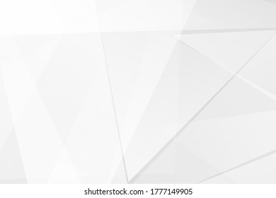 Resumen de diseño moderno en blanco y gris sobre fondo plateado claro. Ilustración del vector EPS 10.