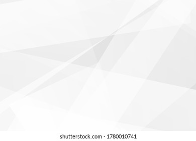 Resumen de diseño moderno en blanco y gris sobre fondo plateado claro. Ilustración del vector EPS 10.