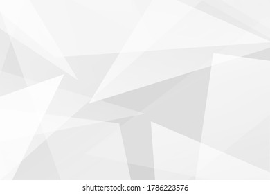 Resumen de diseño moderno en blanco y gris sobre fondo plateado claro. Ilustración del vector EPS 10.