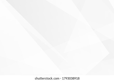 Resumen de diseño moderno en blanco y gris sobre fondo plateado claro. Ilustración del vector EPS 10.