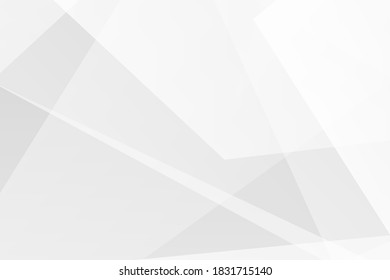 Resumen de diseño moderno en blanco y gris sobre fondo plateado claro. Ilustración del vector EPS 10.