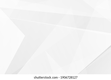Abstraktes Weiß und Grau auf hellsilbernem Hintergrund, modernes Design. Vektorgrafik EPS10.