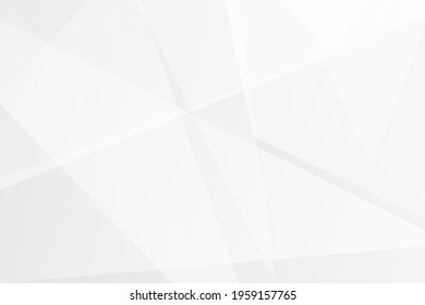 Abstract white and grey on light silver background modern design. Vector illustration EPS 10.