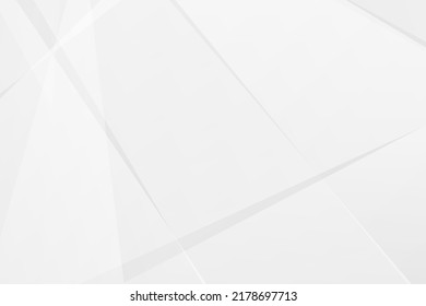 Resumen de diseño moderno en blanco y gris sobre fondo plateado claro. Ilustración del vector EPS 10.