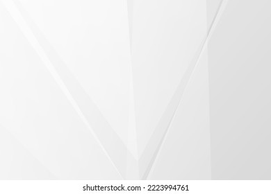 Resumen de diseño moderno en blanco y gris sobre fondo plateado claro. Ilustración del vector EPS 10.