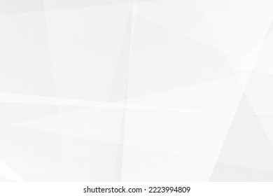 Resumen de diseño moderno en blanco y gris sobre fondo plateado claro. Ilustración del vector EPS 10.
