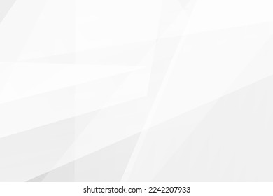 Resumen de diseño moderno en blanco y gris sobre fondo plateado claro. Ilustración del vector EPS 10.
