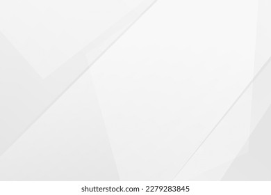 Resumen de diseño moderno en blanco y gris sobre fondo plateado claro. Ilustración del vector EPS 10.