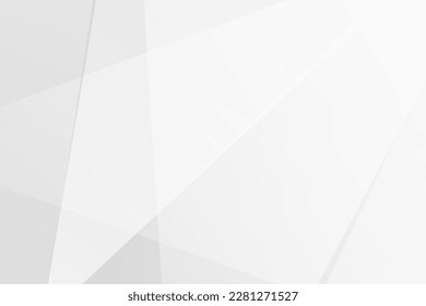 Resumen de diseño moderno en blanco y gris sobre fondo plateado claro. Ilustración del vector EPS 10.