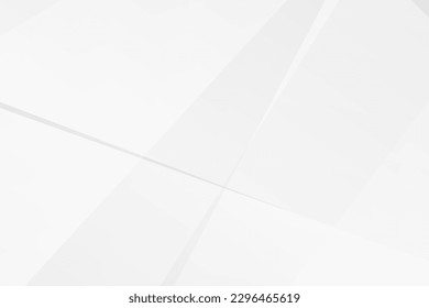 Resumen de diseño moderno en blanco y gris sobre fondo plateado claro. Ilustración del vector EPS 10.