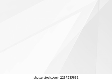 Abstract white and grey on light silver background modern design. Vector illustration EPS 10.