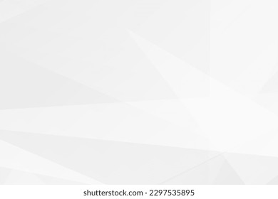 Resumen de diseño moderno en blanco y gris sobre fondo plateado claro. Ilustración del vector EPS 10.