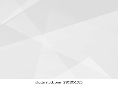Resumen de diseño moderno en blanco y gris sobre fondo plateado claro. Ilustración del vector EPS 10.