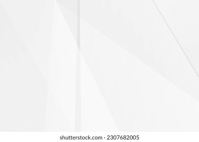 Resumen de diseño moderno en blanco y gris sobre fondo plateado claro. Ilustración del vector EPS 10.