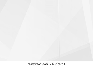 Resumen de diseño moderno en blanco y gris sobre fondo plateado claro. Ilustración del vector EPS 10.