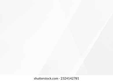 Resumen de diseño moderno en blanco y gris sobre fondo plateado claro. Ilustración del vector EPS 10.