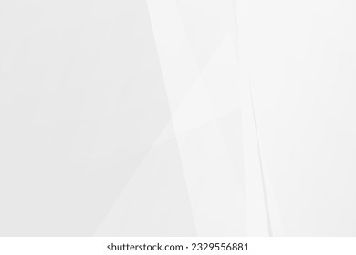 Abstract white and grey on light silver background modern design. Vector illustration EPS 10.