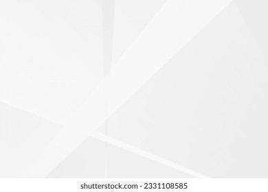 Resumen de diseño moderno en blanco y gris sobre fondo plateado claro. Ilustración del vector EPS 10.