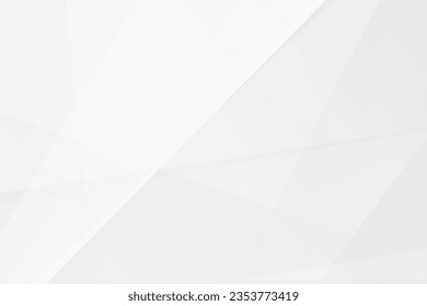 Abstract white and grey on light silver background modern design. Vector illustration EPS 10.