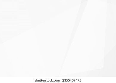 Abstract white and grey on light silver background modern design. Vector illustration EPS 10. - Shutterstock ID 2355409475