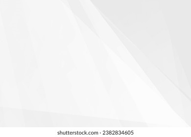 Abstract white and grey on light silver background modern design. Vector illustration eps 10. - Shutterstock ID 2382834605