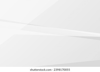 Abstract white and grey on light silver background modern design. Vector illustration eps 10.