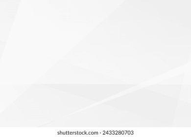 Abstract white and grey on light silver background modern design. Vector illustration eps 10.