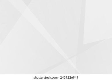 Abstract white and grey on light silver background modern design. Vector illustration eps 10.