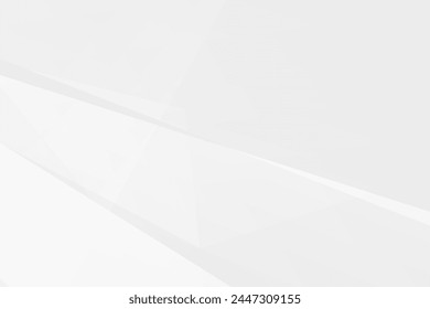 Abstract white and grey on light silver background modern design. Vector illustration eps 10.