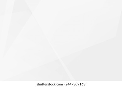Abstract white and grey on light silver background modern design. Vector illustration eps 10.