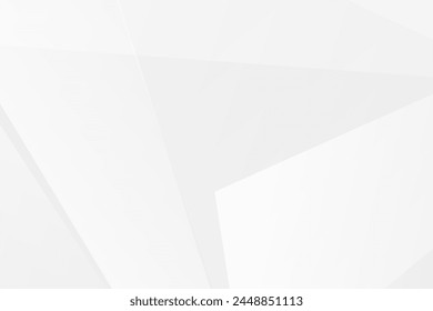 Abstract white and grey on light silver background modern design. Vector illustration eps 10.