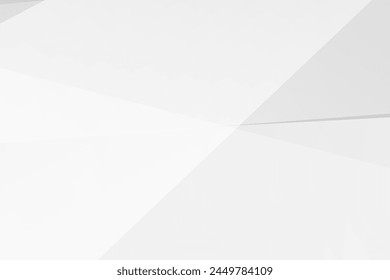 Abstract white and grey on light silver background modern design. Vector illustration eps 10.